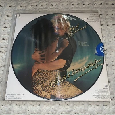 Rod Stewart - Blondes Have More Fun - 1978 Vinyl LP Picture Disc Record Album - Image 1 of 2