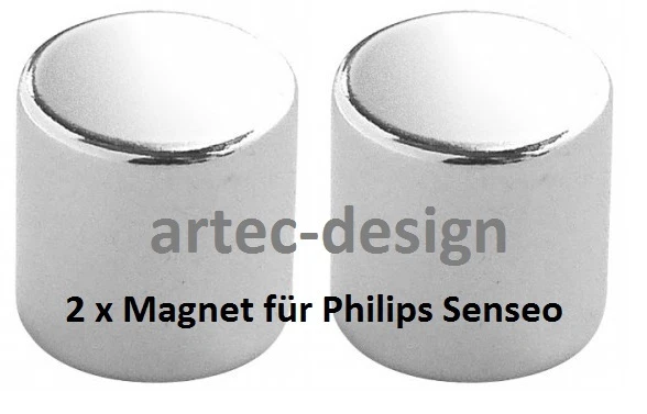 2 x Magnet für Senseo HD 7850 7852 7853 7854 - vernickelt & wasserresistent - - Bild 1 von 1