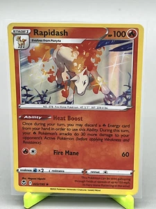 Rapidash 022/195 Holo Silver Tempest Pokemon Card LP - Picture 1 of 2