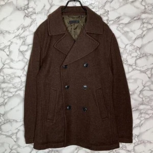 UNIQLO Peacoat Men Size JP S / US XS Brown Plain Wool Outerwear - Picture 1 of 10
