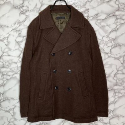 UNIQLO Peacoat Men Size JP S / US XS Brown Plain Wool Outerwear - Image 1 of 4