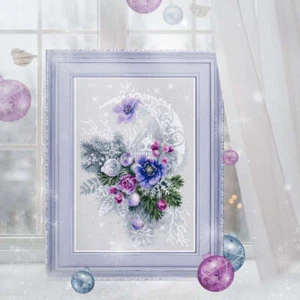Magic Needle Counted Cross-Stitch Kit Frosty Evening 200-242 - Picture 1 of 11