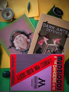 Set of 3 Magazines-Notebook.Potter fans Quibbler magazines with contents inside - Picture 1 of 19