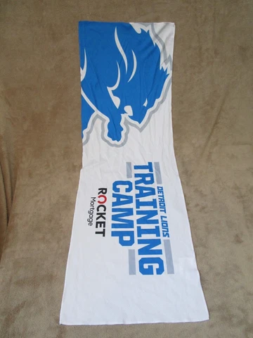 Detroit Lions Rally Towel Training Camp Rocket Mortgage Imperfect Man Cave Decor Cover