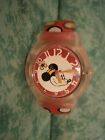 MINNIE MOUSE "SNAP" MAGNETIC WATCH~RED W/WHITE POLKA DOTS~SILICONE BAND