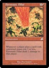 WOTC MtG Scourge Pyrostatic Pillar (U) (Foil) NM