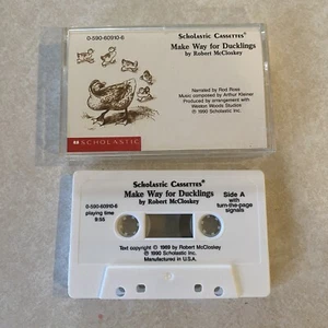 Make Way for Ducklings by Robert McCloskey (Audiobook on Scholastic Cassette) - Imagen 1 de 1