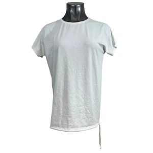 T-shirt donna outdoor voices manica corta cordino vita bianco massiccio S - Foto 1 di 5