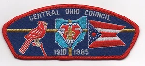 Central Ohio Council CSP, S-7, Red Brd, 75th Anniv BSA, Mint - Picture 1 of 1