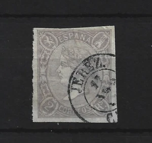 1865 Elizabeth II edifil 73 Postmark Jerez de Luxe - Picture 1 of 1