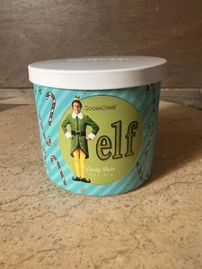 Goose Creek Elf Candy Cane 14.5 oz 3 Wick Jar Candle SMELLS AMAZING WILL FERRELL - Picture 1 of 7