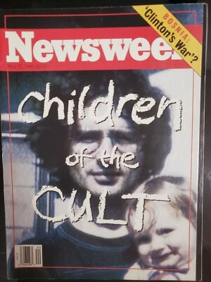 WACO CULT Children Newsweek May 17 1993 David Koresh Branch Davidians  NO Label - Image 1 of 4