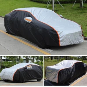 Waterproof Car Cover All Weather Snowproof UV Protection Windproof Outdoor- - Picture 1 of 24