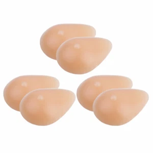 Nude Soft Silicone Waterdrop Shaped Fake Breast Mastectomy Prosthesis Breast Pad - Picture 1 of 16