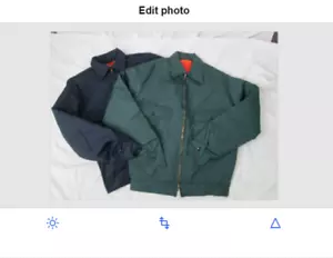 Chaqueta para Hombres IKE Cremallera Forro Uniforme Bombardero Azul Verde Gris 3X 4X NUEVA EWC - Imagen 1 de 8