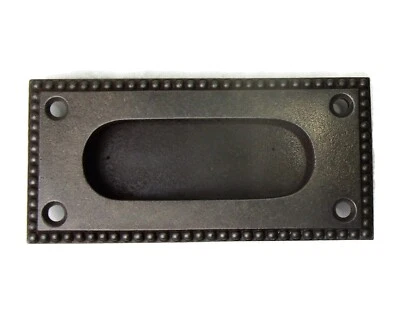 Un antiguo manija de tracción de elevación de marco de ventana de hierro fundido victoriano Eastlake Foto 1 de 4