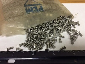 Qty (100) FHS-440-5 Stainless Steel Self Clinching Threaded Studs, 4-40 Threads - Picture 1 of 2