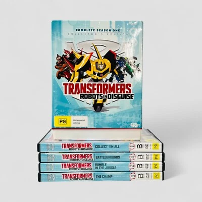 Transformers Robots In Disguise Season 1 Collector's Edition DVD Box Set PAL PG - Image 1 of 4