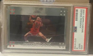 2007 Topps Chrome Dennis Rodman #93 PSA 9 MINT - Picture 1 of 2