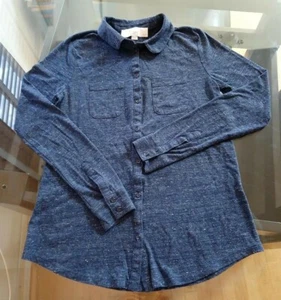 Ann Taylor Loft Soft Stretch Longsleeve Botton Down Top Sz XXSP - Picture 1 of 7