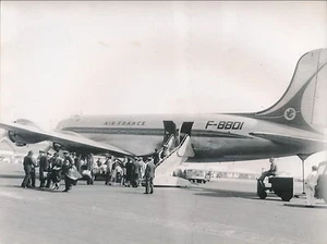ORLY c. 1950 - Avion Air France Ciel de Provence à l'Aéroport  Val-de-Marne V 80 - Imagen 1 de 2