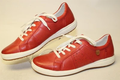 Josef Seibel Caren 01 Hibiscus Womens Size 8 39 Leather Low Sneakers Shoes 67701 - Image 1 of 4