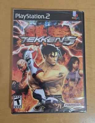 Tekken 5 PlayStation 2 PS2 2005 Namco BRAND NEW FACTORY SEALED US Black Label - Image 1 of 4