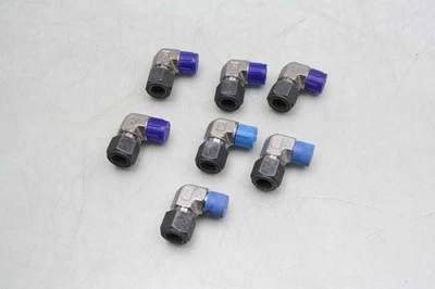 7 New Parker 8-6 CBZ-SS CPI Male Elbows / 1/2" Tube x 3/8" NPT / Stainless Steel - Image 1 of 4