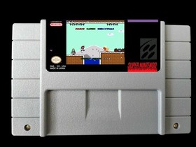 Mario Saves Christmas SNES US Console Version