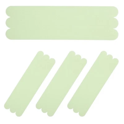 12 Pcs Non Stair Treads Tape For Steps Green Reflective Anti Skid Strips - Bild 1 von 4