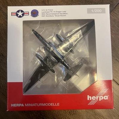 Herpa 1:200 USAF Lockheed TR-1A Dragon Lady 95th Squadron - RAF Alconbury 557702 - image 1 of 4