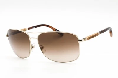 Gafas de sol ERMENEGILDO ZEGNA EZ0176 32F marco dorado lentes marrones degradados 66 mm Foto 1 de 4