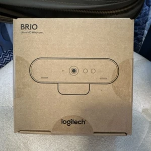 Logitech Brio 4K Webcam V-U0040 Ultra HD 960-001105 Web Camera (BRIO) Sealed - Afbeelding 1 van 3