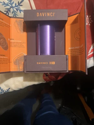 DaVinci IQ2 Purple Portable Dry Herb Premium Precision Personal Herbal Inhaler