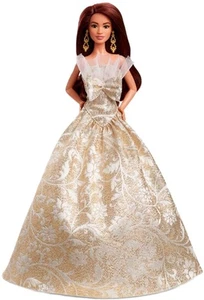 NEW Barbie Doll Barbie Signature 2025 Holiday, Gold Dress,  32 cm, 12in 6+ Ages - Picture 1 of 6