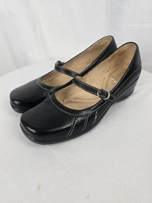Zapatos para mujer Naturalizer Mary Jane de cuero negro talla 9M Foto 1 de 4
