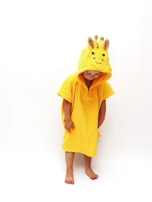 Animal Kids robe Hooded Terry Bathrobe towel For Boys and Girls - Image 1 of 4