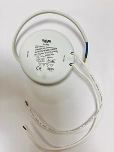 Rasmi 35-105w 12v Dimmable Round Electronic Transformer -LV Halogen lamps - Picture 1 of 4