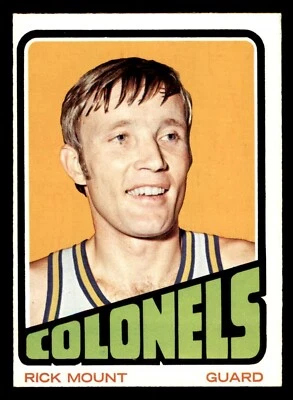 1972 Topps Basketball #237 Rick Mount EX/MT *d13 - Image 1 of 2