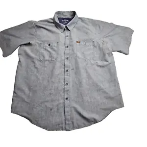 Orvis Classic Collection Mens Shirt XXL Outdoor Fishing Button Up Blue Gray - Picture 1 of 4