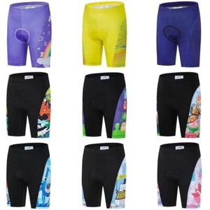 Kids Padded Cycling Shorts Boys Girls Bike Bicycle Cycle Shorts Knickers - Picture 1 of 22