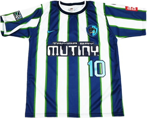 Tampa Bay Mutiny 1997 Pibe Valderrama Away Jersey MLS US Soccer Colombia Cover