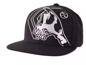 METAL MULISHA GRIT EMBROIDED SKULL SNAPBACK HAT FOX RACING LKI ALPINESTARS - Picture 1 of 3