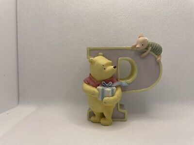 Disney Classic Pooh Alphabet Letter P Wall Hanging *Piglet Ear Missing • 2.49$