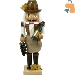 15-Inch Kurt Adler Wine Grower Nutcracker - A Festive Touch for Any Collection - Picture 1 of 3