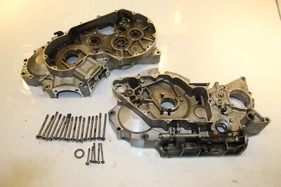 2007 Honda VTX 1300c Engine Motor Crankcase Crank Cases Block 11100-MEA-670 - Image 1 of 4