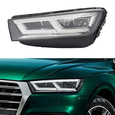 Left Driver Side For 2018-2020 Audi Q5 SQ5 Headlight LED Daytime Running Light Foto 1 de 4
