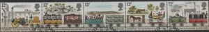 Mi.- Nr. 830 - 34 --- 150 Jahre Eisenbahnlinie Liverpool - Manchaster Streifen - Bild 1 von 1