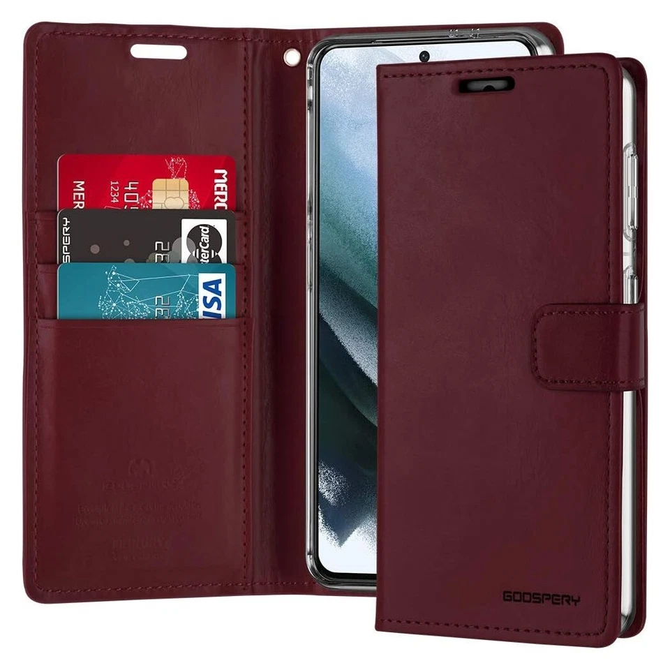 Capa flip Goospery Blue Moon Diary para Galaxy S25 S24 S23 S22 Plus Note20 Ultra - Imagem 1 de 1