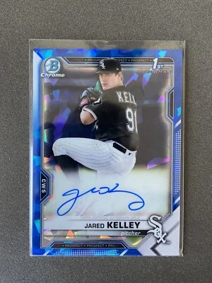 JARED KELLEY 2021 Bowman Sapphire 1st Bowman AUTO Autograph #BSPA-JK White Sox - Image 1 of 2
